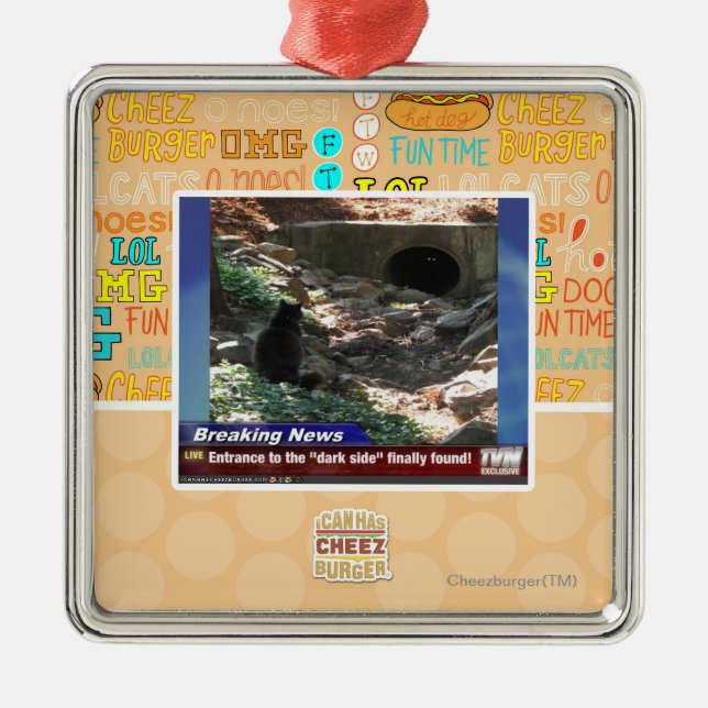 Ornamento De Metal Entrada ao lado escuro (Frente)