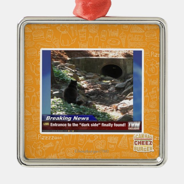 Ornamento De Metal Entrada ao lado escuro (Frente)