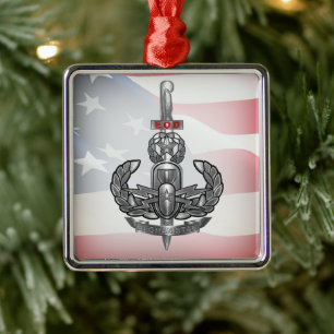 Ornamento De Metal EOD Afeganistão Veteran