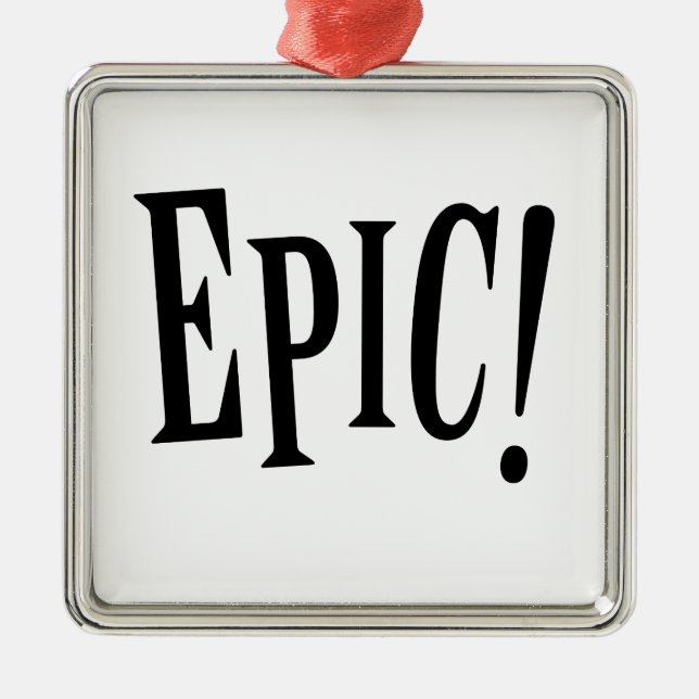 Ornamento De Metal Epopeia (Frente)