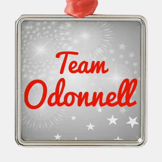 Ornamento De Metal Equipe Odonnell (Frente)
