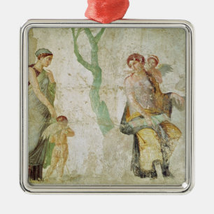 Ornamento De Metal Eros que está sendo punido na presença do Afrodi