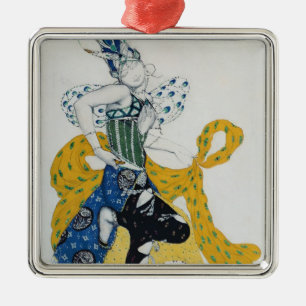 Ornamento De Metal Esboço para La Peri do balé '