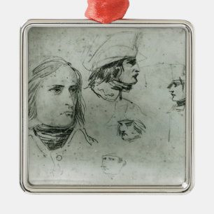 Ornamento De Metal Esboços de Napoleon Bonaparte, 1797