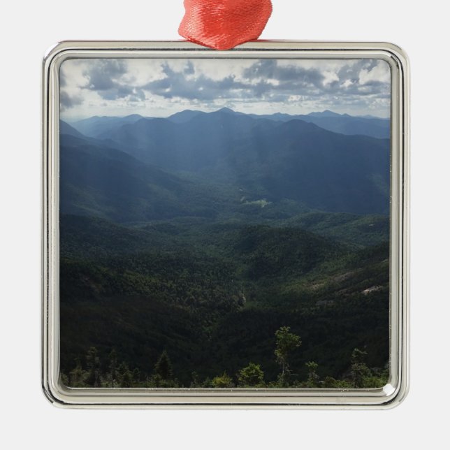 Ornamento De Metal Escala de Adirondack da montanha gigante (Frente)