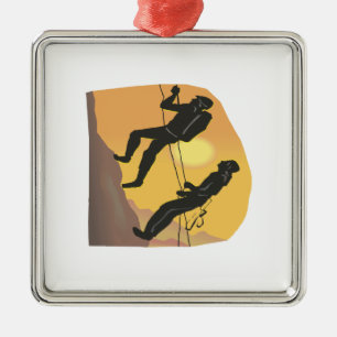 Ornamento De Metal Escalada do casal