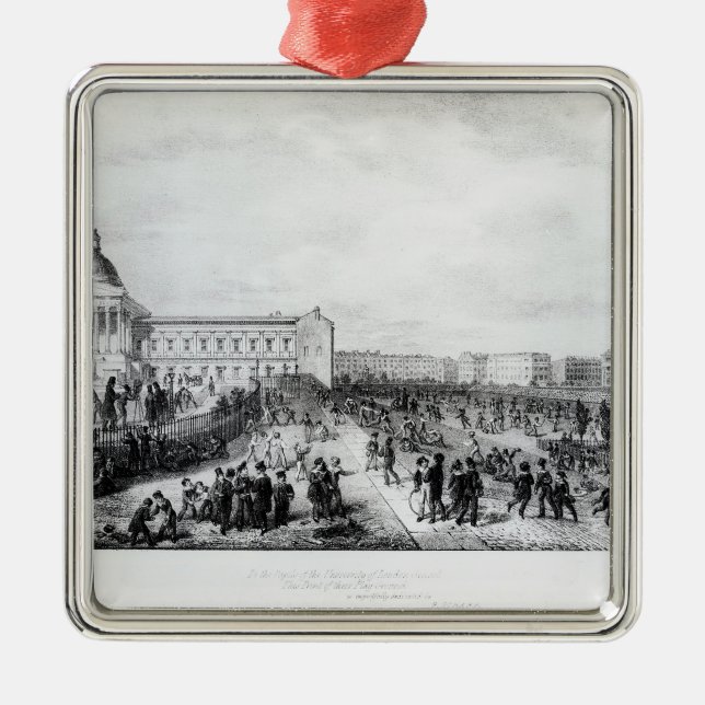 Ornamento De Metal Escola do University College, Londres, 1835 (Frente)