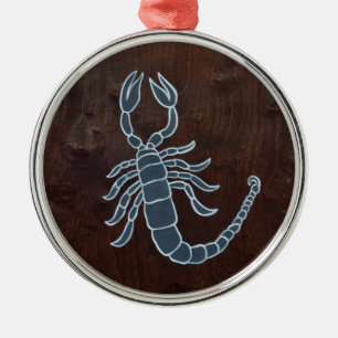 Ornamento De Metal Escorpião 2008