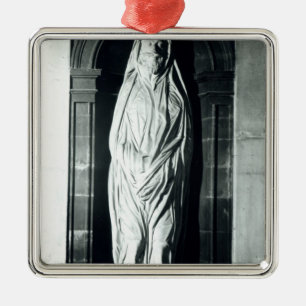 Ornamento De Metal Escultura de pedra de John Donne em sua saia