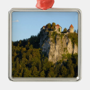 Ornamento De Metal Eslovênia, Bled, Lago Bled, Castelo de Bled em