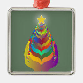 Ornamento De Metal Esperança e União de Natal