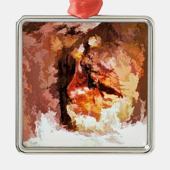 ORNAMENTO DE METAL ESPÍRITO DO RIO (Frente)