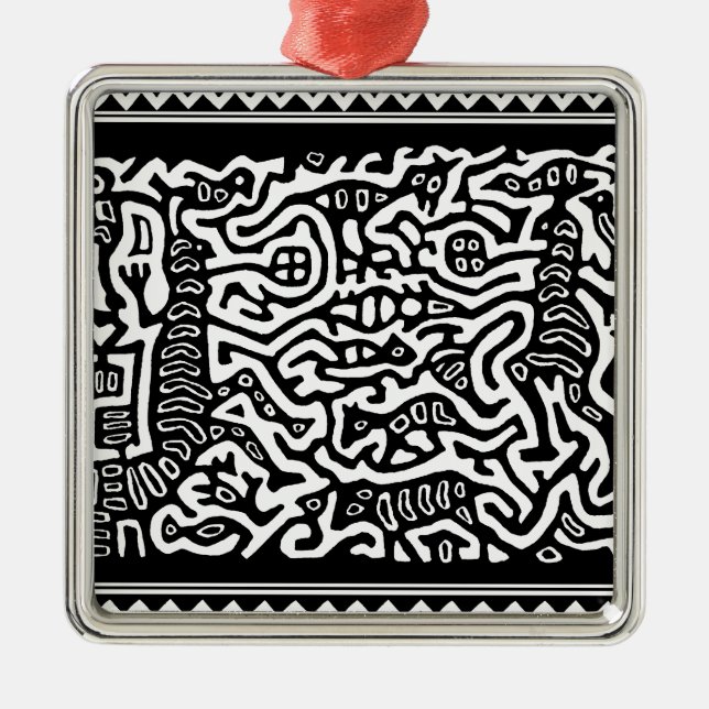 Ornamento De Metal Espíritos Serpente Mola (Frente)