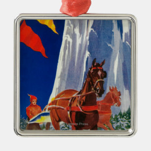 Ornamento De Metal Esportes de inverno em Yosemite PosterYosemite, CA