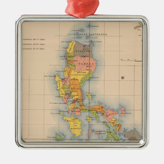 Ornamento De Metal Estações Meteorológicas No 5 (Frente)