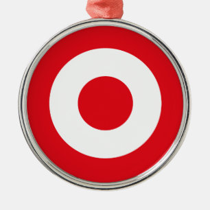 Ornamento De Metal Estado da Turquia: bandeira do exército roundel e