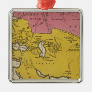 Ornamento De Metal Estado de nações no aera cristão