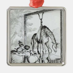 Ornamento De Metal Estado do girafa, 1829