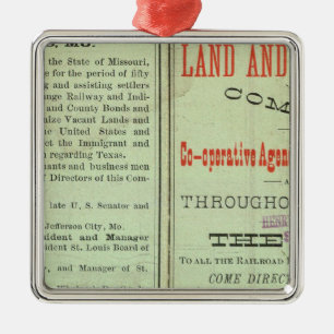 Ornamento De Metal Estado do Texas