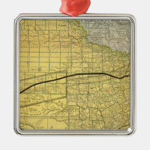 Ornamento De Metal Estado do Texas 2