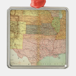 Ornamento De Metal Estados Unidos 33