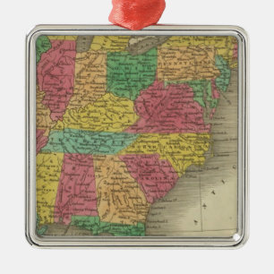 Ornamento De Metal Estados Unidos 33