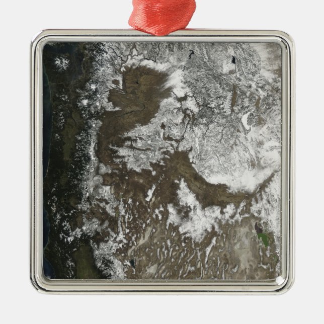 Ornamento De Metal Estados Unidos ocidentais (Frente)