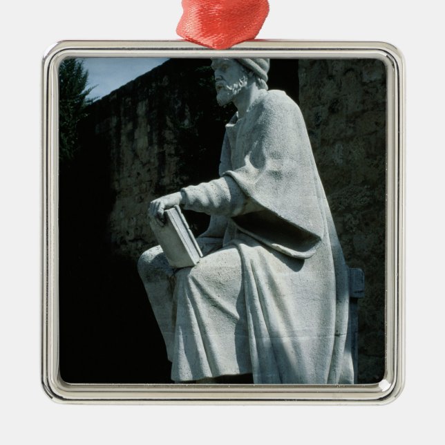 Ornamento De Metal Estátua de Averroes (Frente)