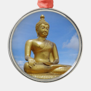 Ornamento De Metal Estátua dourada de Buddha
