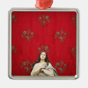 Ornamento De Metal Estátua em uma igreja de Spaccanapoli, Nápoles do