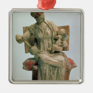 Ornamento De Metal Estatueta do Afrodite que joga com Eros
