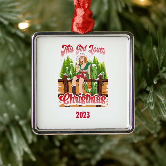 Ornamento De Metal Este País Gil Ama O Natal (Árvore)