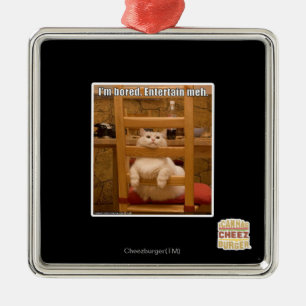 Ornamento De Metal Estou entediado.