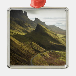 Ornamento De Metal Estrada ascendente The Quiraing, Ilha de Skye,