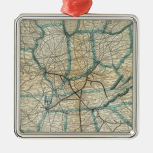 Ornamento De Metal Estrada de ferro 2 de Louisville e de Nashville