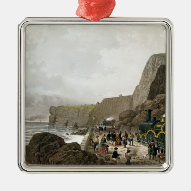 Ornamento De Metal Estrada de ferro sul de Devon (Frente)