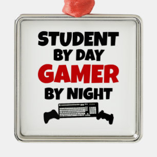 Ornamento De Metal Estudante Gamer
