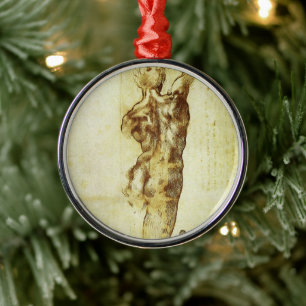 Ornamento De Metal Estudo de Michelangelo para a Batalha de Cascina