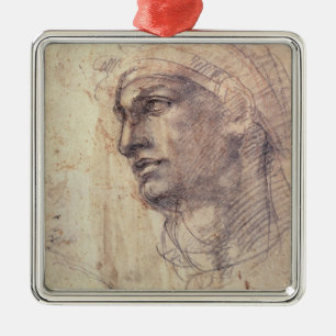 Ornamento De Metal Estudo de uma cabeça