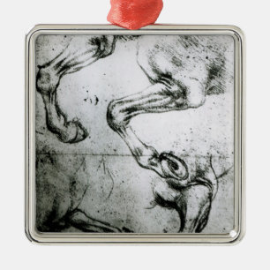 Ornamento De Metal Estudos dos pés dos cavalos