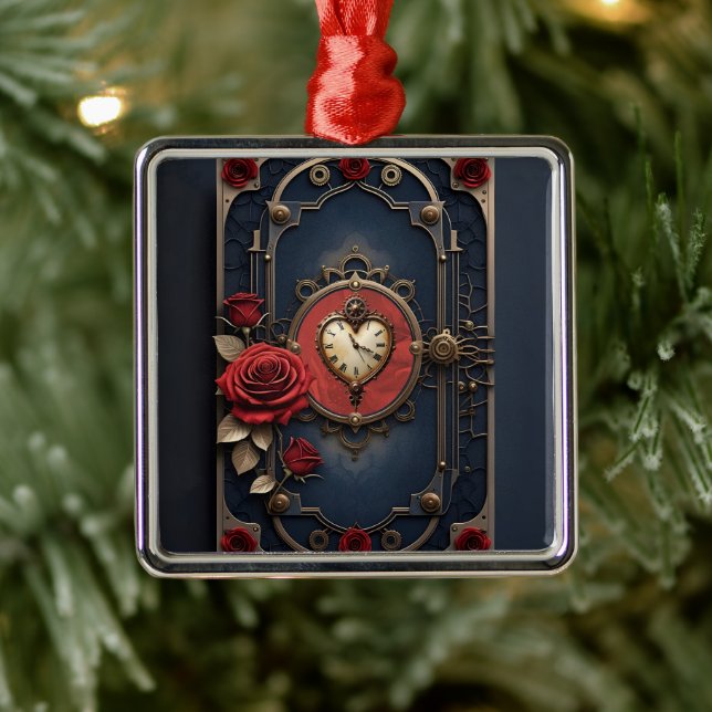 Ornamento De Metal Eternal Elegance – Clockwork Heart (Árvore)