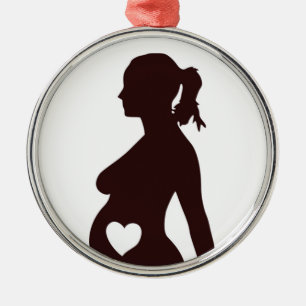 ORNAMENTO DE METAL EU AMO MEU BEBÊ