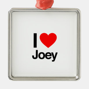 Ornamento De Metal eu amo o joey
