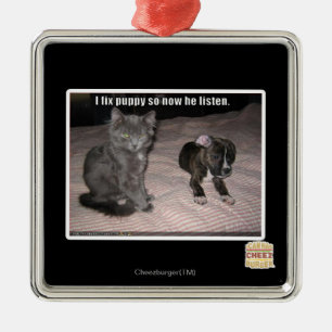 Ornamento De Metal Eu conserto o cachorrinho