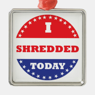 Ornamento De Metal Eu Destruí Hoje