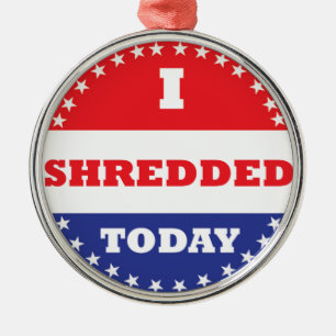 Ornamento De Metal Eu Destruí Hoje