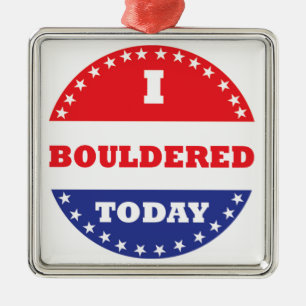 Ornamento De Metal Eu Engordei Hoje