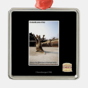 Ornamento De Metal Eu faço as patas de fúria