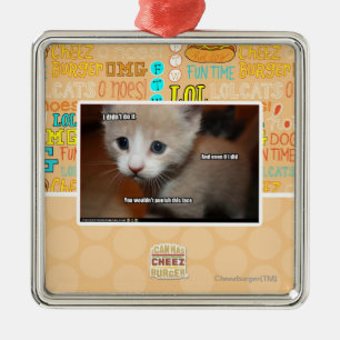 Ornamento De Metal Eu não o fiz