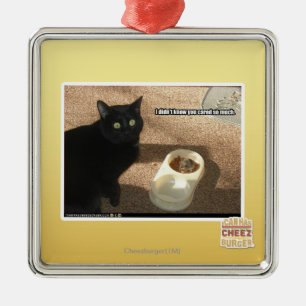 Ornamento De Metal Eu não sei que você se importou